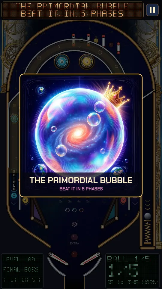 Bubble Pinball gameplay: The Primordial Bubble